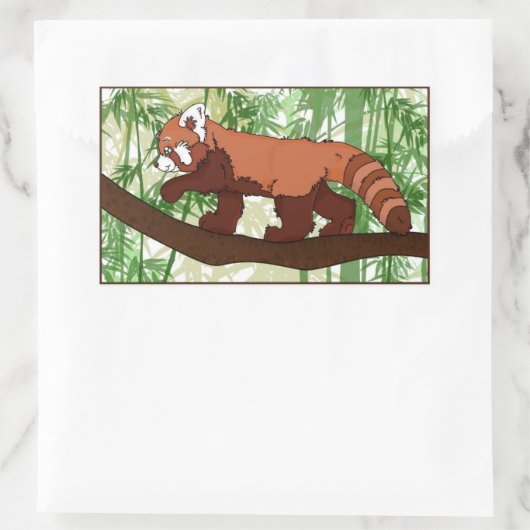 Rode Panda Sticker (Tas)