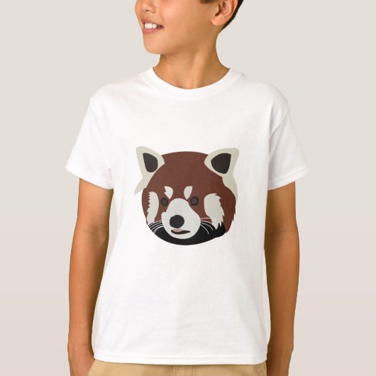 Rode panda t-shirt (Voorkant)