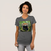 Rode panda t-shirt (Voorkant volledig)
