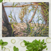 Rode panda theedoek (Gevouwen)