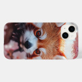 Rode panda tussen de kersenbloesems Case-Mate iPhone case (Achterkant (horizontaal))