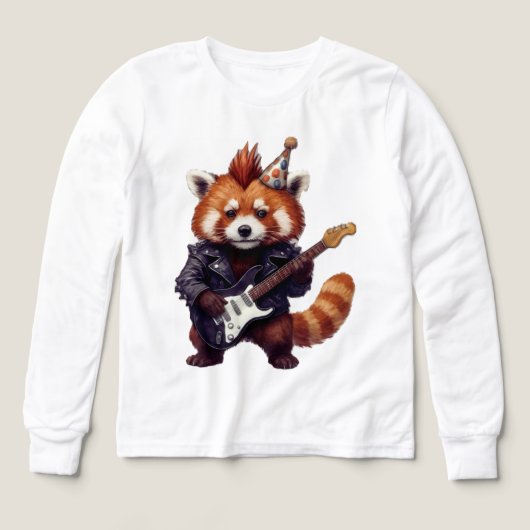 Rode Panda-verjaardag Sweatshirt (Voorkant)