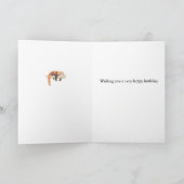 Rode Panda Verjaardagskaart Kaart (Binnen)