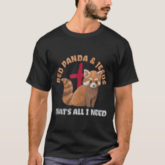 Rode Panda voor een Rode Panda-expert T-shirt