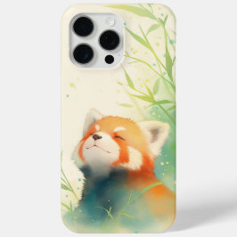 Rode Panda Vreedzame Zaligheid iPhone 15 Pro Max Hoesje