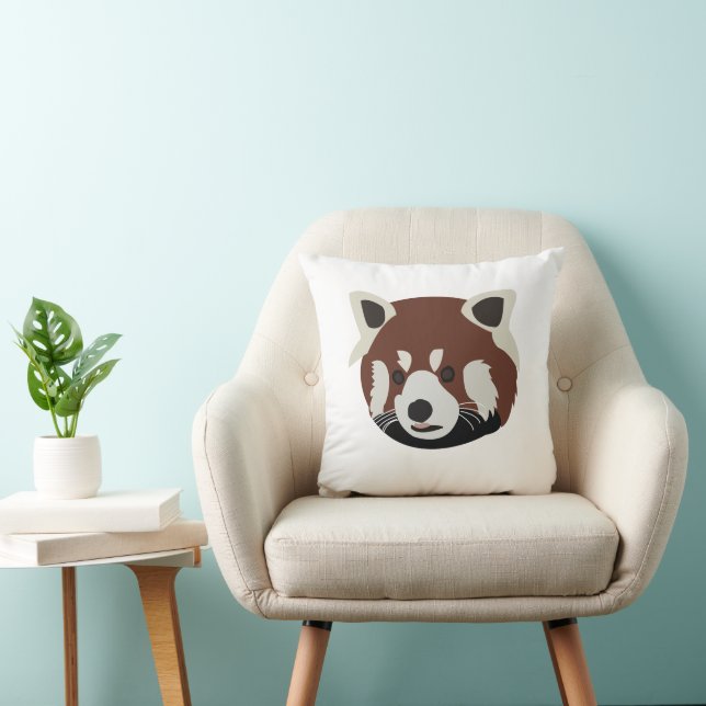 Rode Panda Wasbeer Rode Panda Kussen (Stoel)