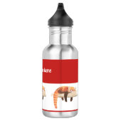 Rode panda waterfles, afgekoeld waterfles  (Rechts)