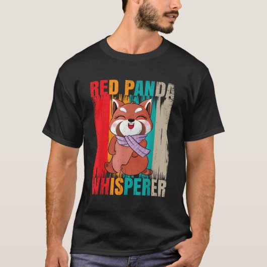 Rode Panda Whisperer Rode Panda's T-shirt (Voorkant)