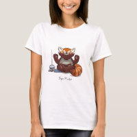 Rode Panda Yoga Meester Leraren Cadeau Dieren Kuns