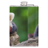 Rode Pandabeer Heupfles (Achterkant)