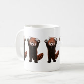 Rode Pandabeer Mok (Voorkant links)