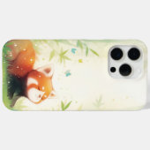 Rode Pandareservaat Case-Mate iPhone Case (Achterkant (horizontaal))