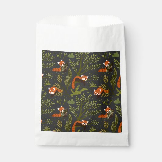Rode panda's in het Zwarte Woud Bedankzakje (Voorkant)