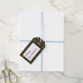 Rode panda's in het Zwarte Woud Cadeaulabel (Met Touw)