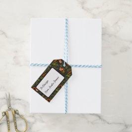 Rode panda's in het Zwarte Woud Cadeaulabel