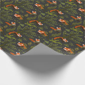 Rode panda's in het Zwarte Woud Cadeaupapier (Hoek)