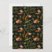 Rode panda's in het Zwarte Woud Verjaardag Kaart (Achterkant)