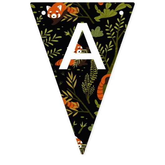 Rode panda's in het Zwarte Woud Vlaggetjes (Derde vlag)