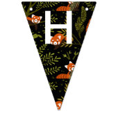 Rode panda's in het Zwarte Woud Vlaggetjes (Tweede vlag)