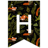 Rode panda's in het Zwarte Woud Vlaggetjes (Tweede vlag)