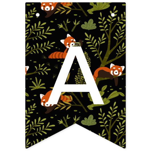 Rode panda's in het Zwarte Woud Vlaggetjes (Derde vlag)