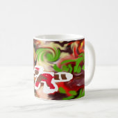 Rode panda's zijn cool koffiemok (Voorkant rechts)