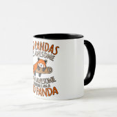 Rode panda's zijn Geweldige paardepest Panda Lover Mok (Voorkant rechts)