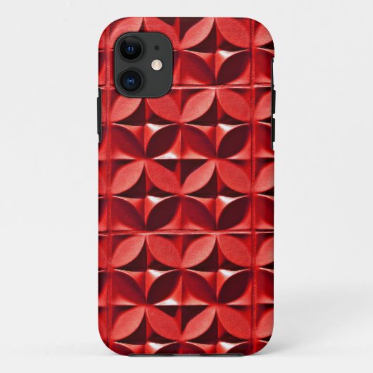 Rode paneel Case-Mate iPhone case (Achterkant)