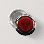 Rode panische Button badge (Voorkant /achterkant)