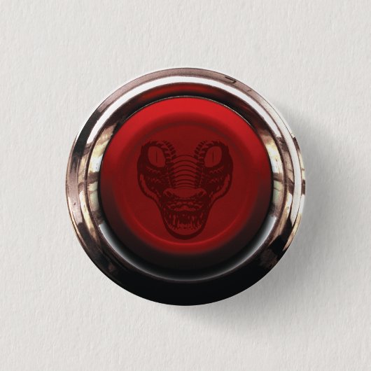 Rode panische Button badge (Voorkant)