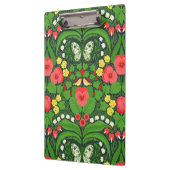 Rode pansies, vogels en vlinders klembord (Links)