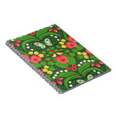 Rode pansies, vogels en vlinders notitieboek (Rechterzijde)