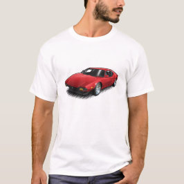 Rode Pantera op witte T-shirt