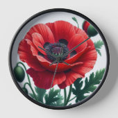 rode papaver (Voorkant)