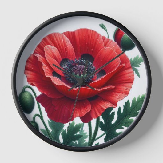 rode papaver (Voorkant)