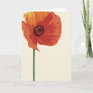 Rode Papaver 2 Kaart
