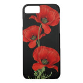 Rode papaver  botanisch Case-Mate iPhone case (Achterkant)