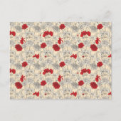 Rode papaver briefkaart (Voorkant)