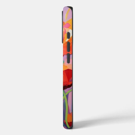 Rode papaver Case-Mate iPhone case (Achterkant / Links)