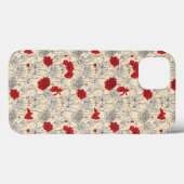 Rode papaver Case-Mate iPhone case (Achterkant (horizontaal))