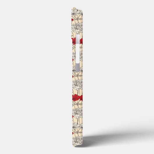 Rode papaver Case-Mate iPhone case (Achterkant / Links)