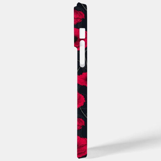 Rode papaver Case-Mate iPhone case (Achterkant / Links)