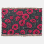 Rode papaver deken (Voorkant)