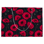 Rode papaver groot cadeauzakje (Achterkant)