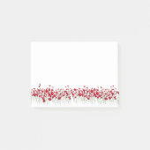 Rode papaver in een veld post-it® notes (Voorkant)