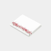 Rode papaver in een veld post-it® notes (Schuin)