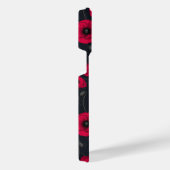 Rode papaver iPhone hoesje (Rechterkant)