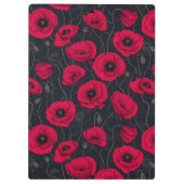 Rode papaver klembord (Achterkant)