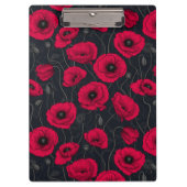 Rode papaver klembord (Voorkant)