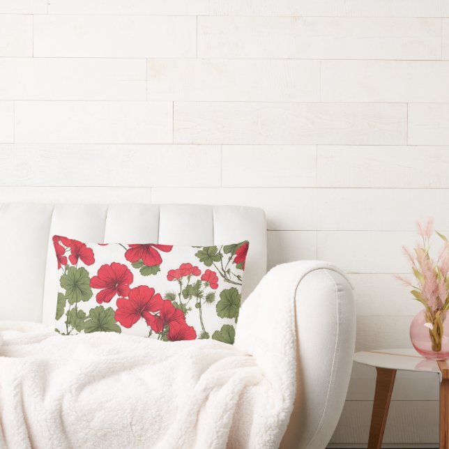 Rode papaver kussen (Bank)
